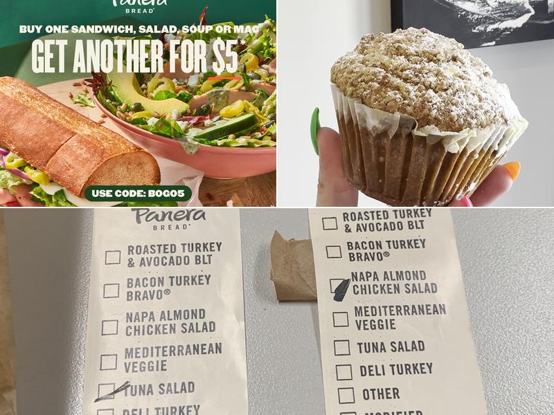 Panera Bread Menu