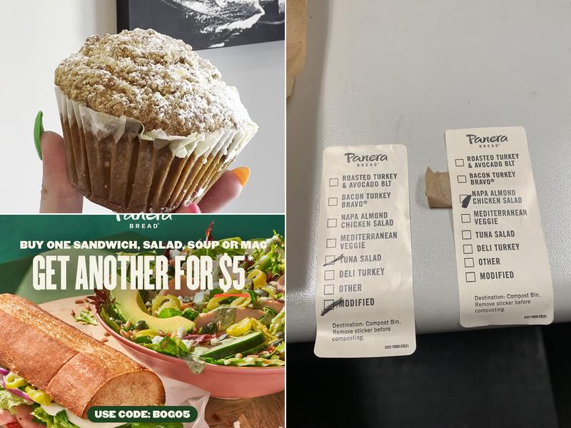 Panera Bread Menu