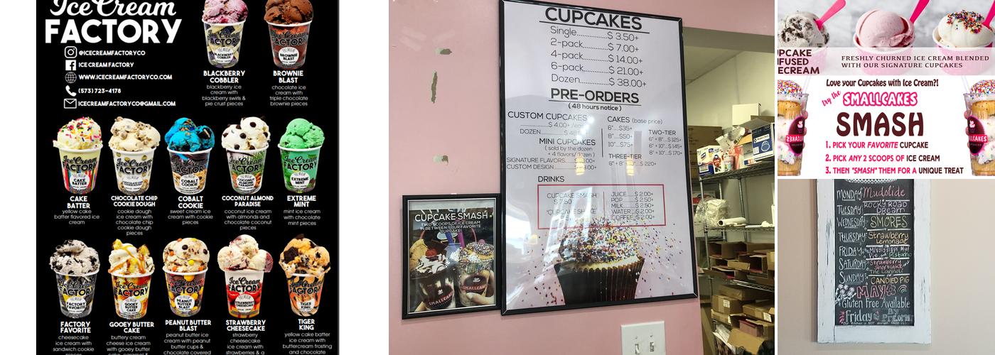 Smallcakes: A Cupcakery and Creamery of Elmhurst Menu