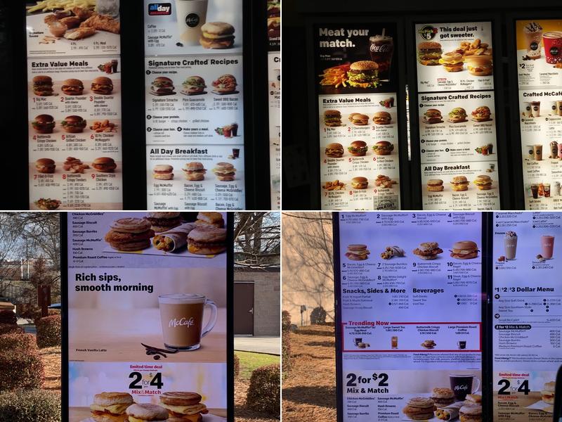 McDonald's Menu