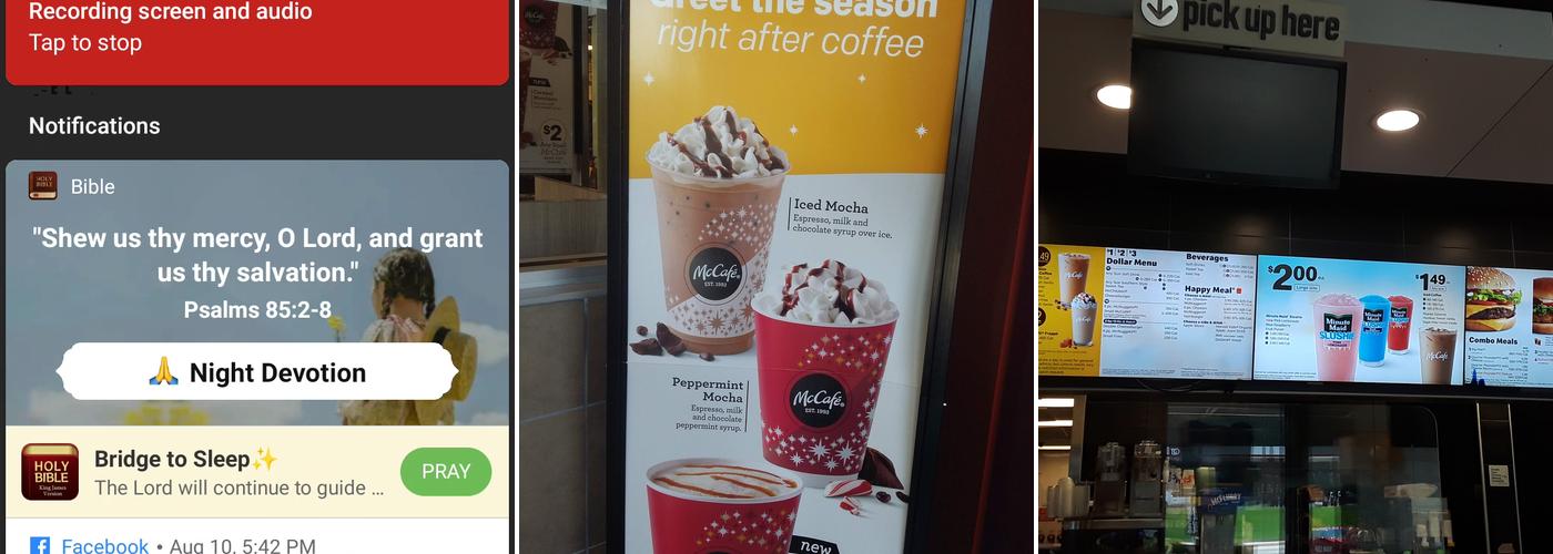 McDonald's Menu