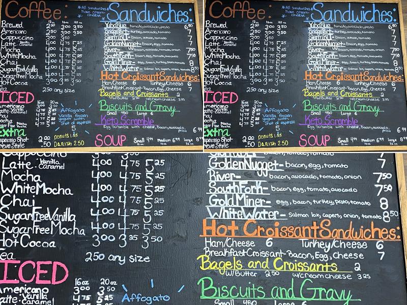 Crazy 4 Yogurt Menu