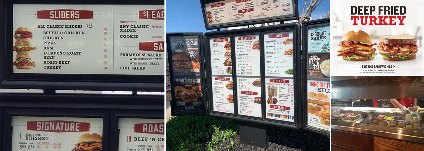 Arby's Menu