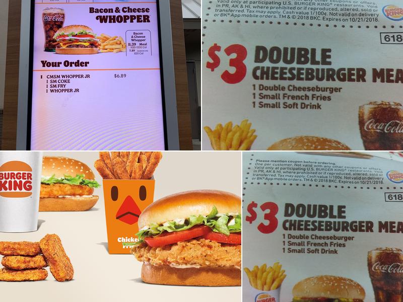 Burger King Menu