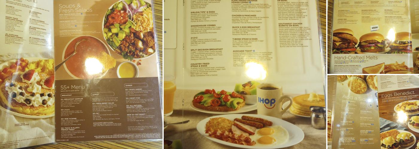 IHOP Menu