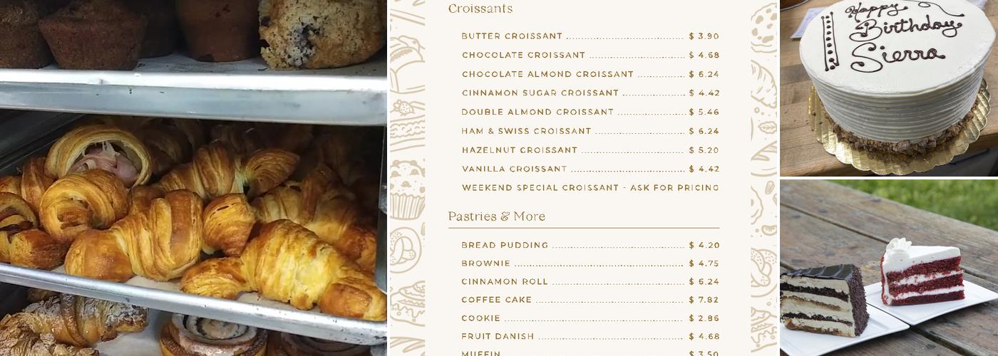 Rene's Bakery Inc Menu