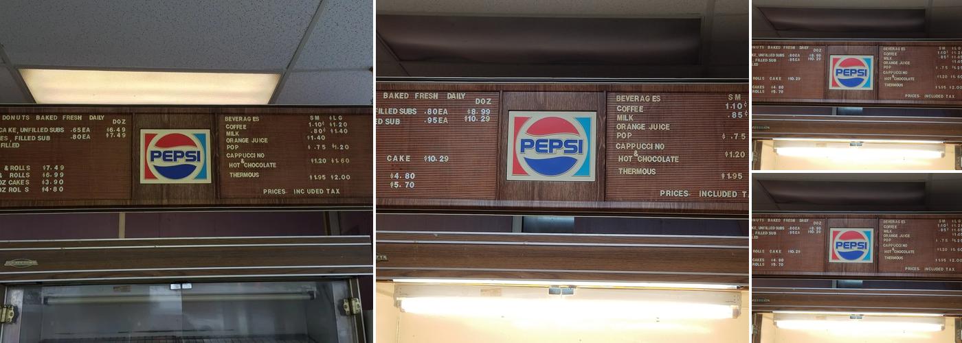Tom's Donuts Menu