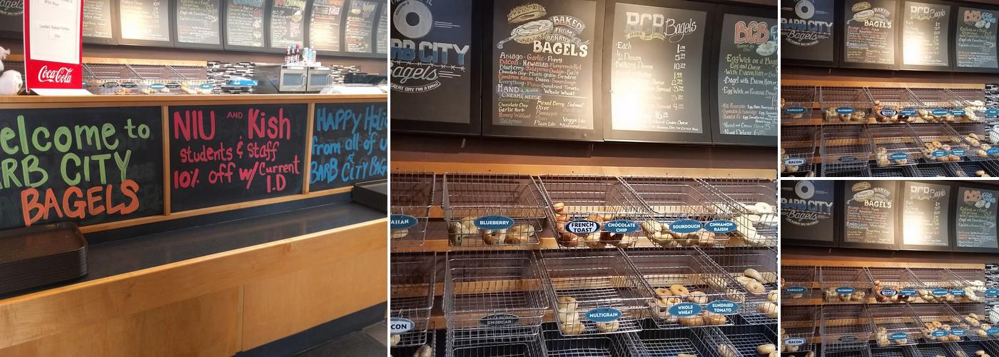 Barb City Bagels Menu