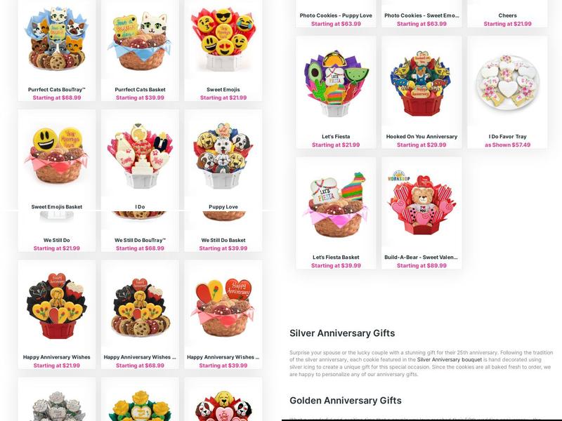 Cookies & Cupcake By Design Menu