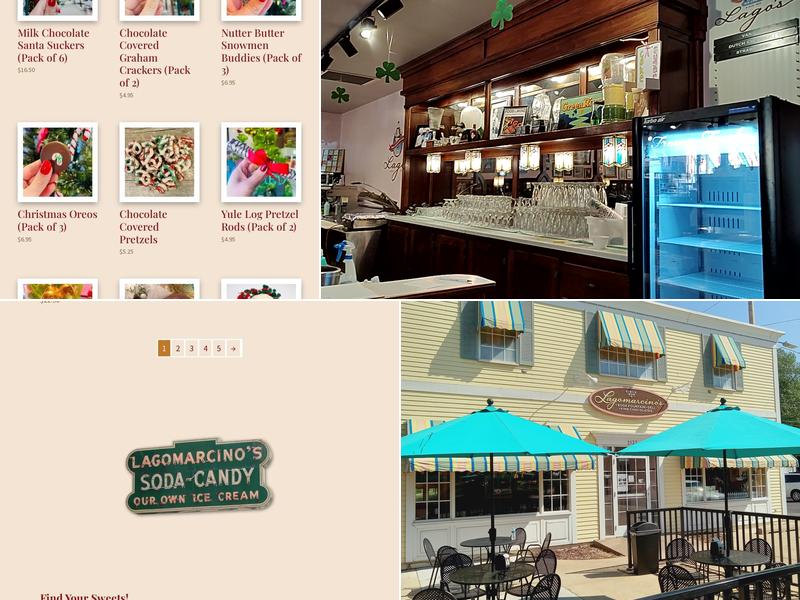 Lagomarcino's Confectionery Menu