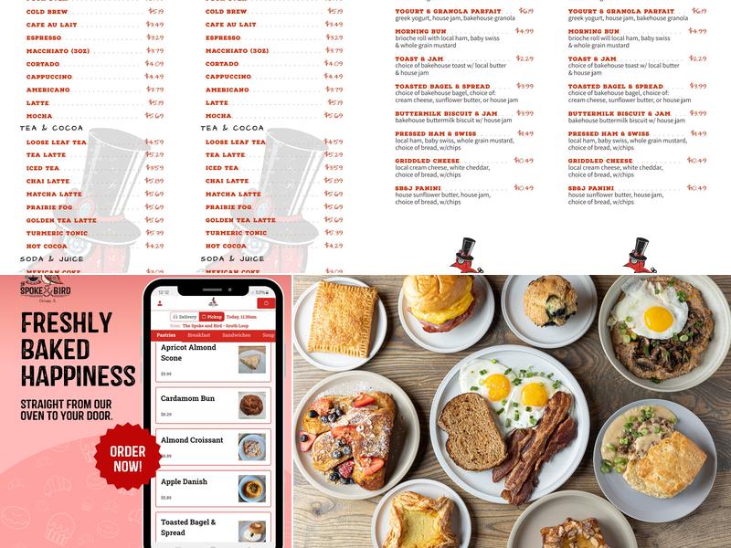 The Spoke & Bird (Pilsen) Menu