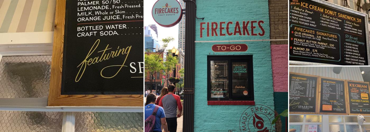 Firecakes Donuts Menu