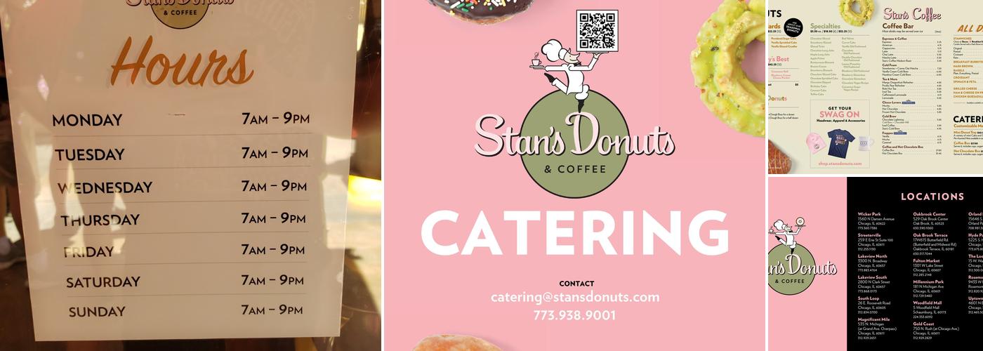 Stan’s Donuts & Coffee Menu