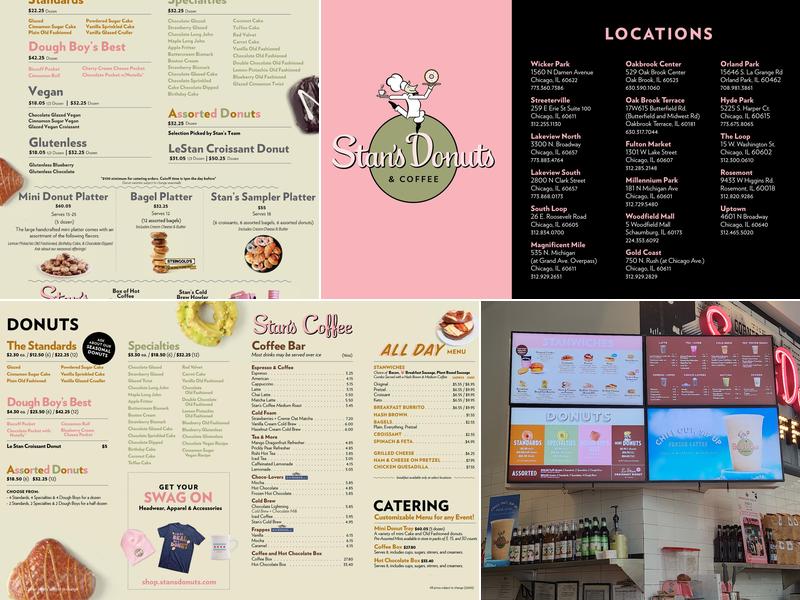 Stan's Donuts & Coffee Menu