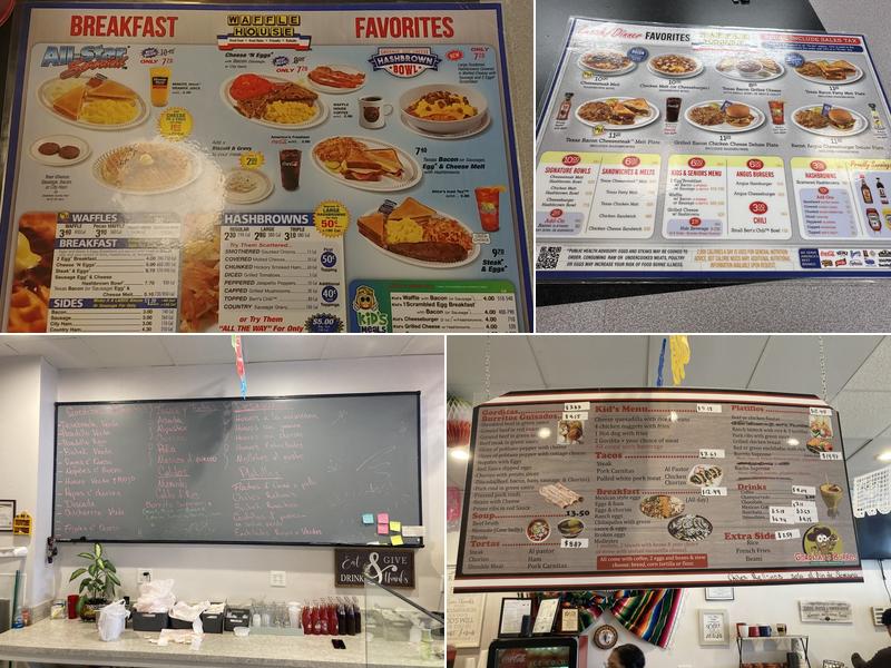 Waffle House Menu