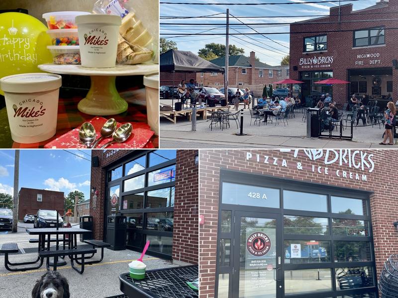 Billy Bricks Pizza & Ice Cream 428 Green Bay Rd, Highwood