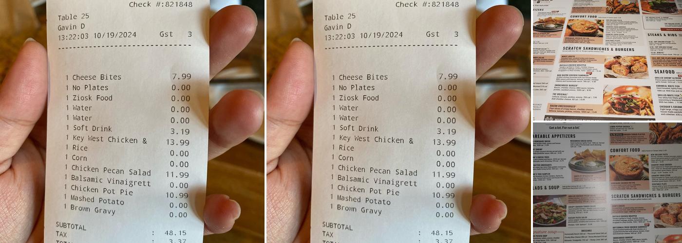 Cheddar's Scratch Kitchen Menu