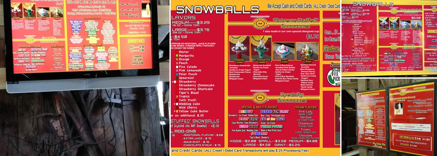 Shortline Caboose Menu