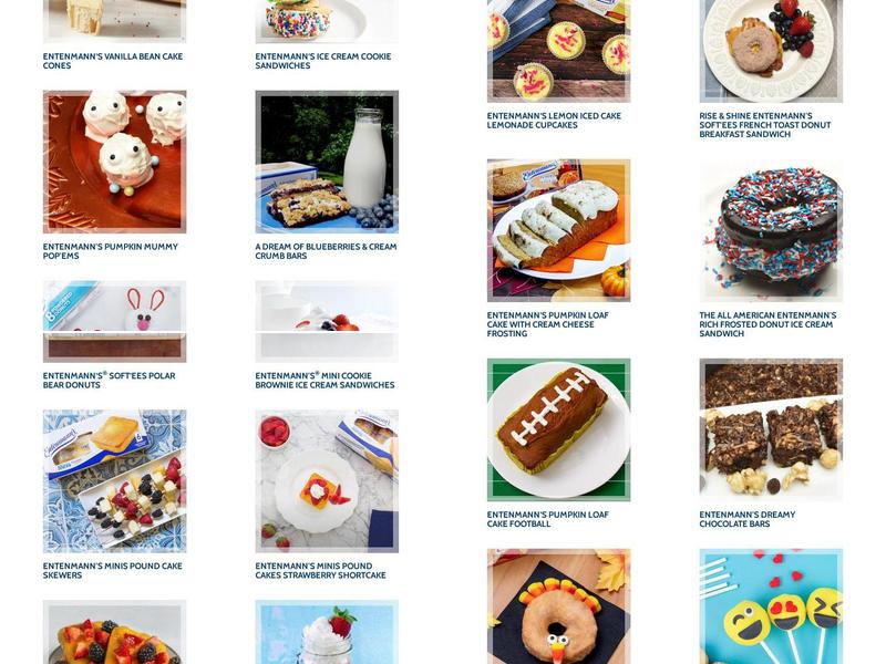 Entenmanns Bakery Outlet Menu