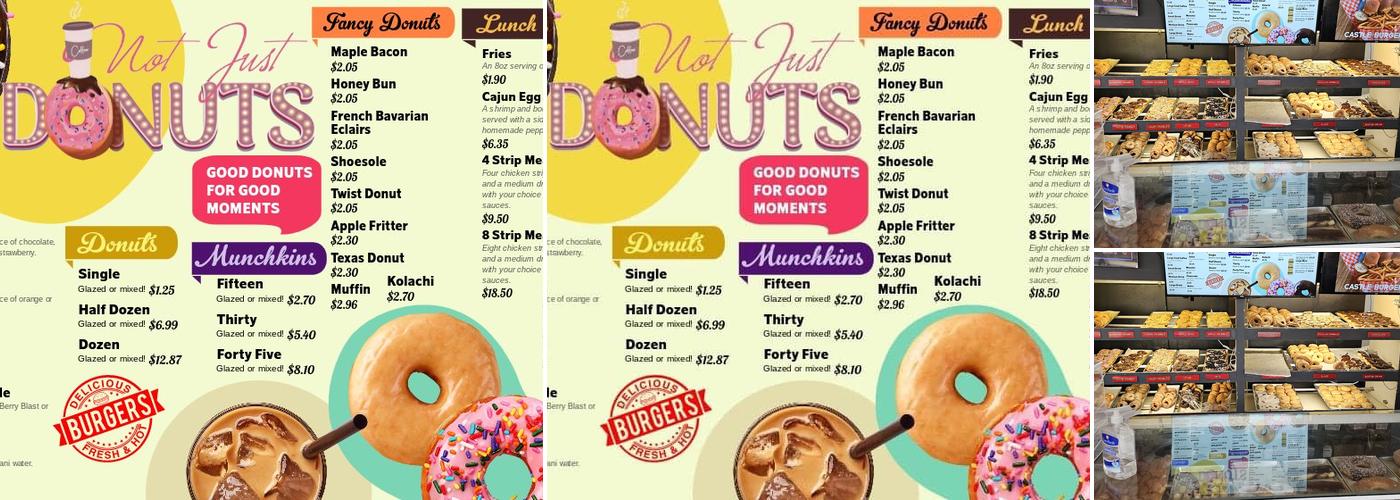 Not Just Donuts Menu
