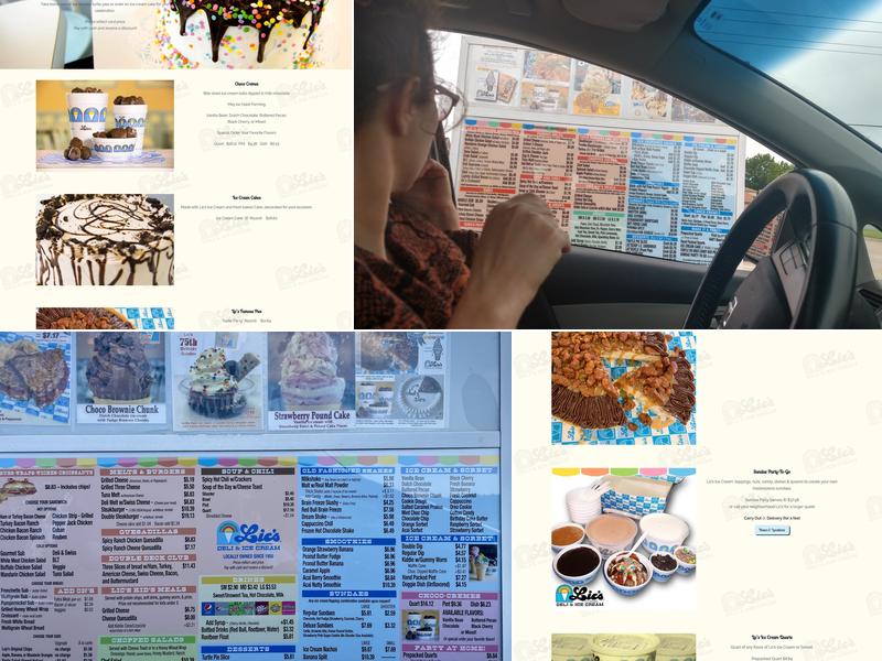 Lic's Deli & Ice Cream Menu