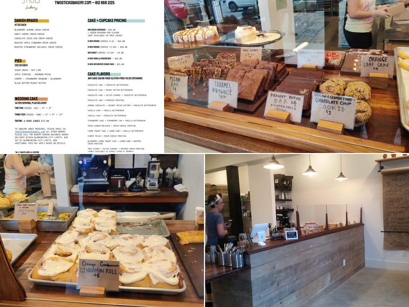Two Sticks Bakery Menu
