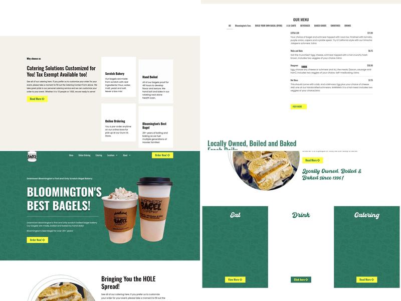 Bloomington Bagel Company Menu