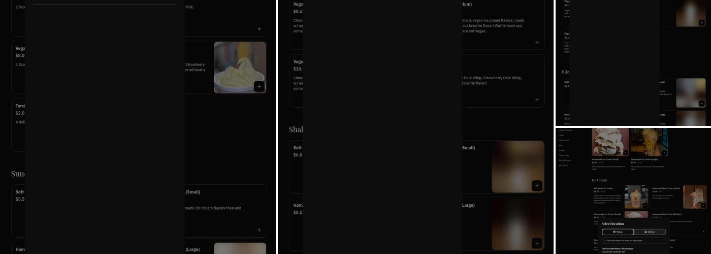 The Chocolate Moose Menu