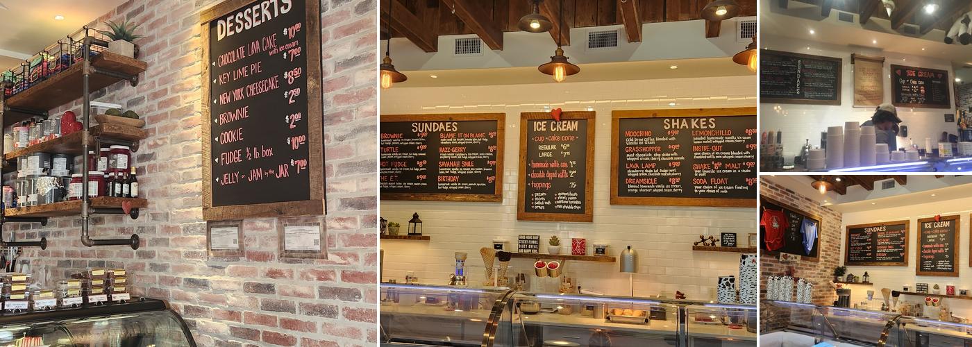 Moo La-la Ice Cream & Desserts Menu