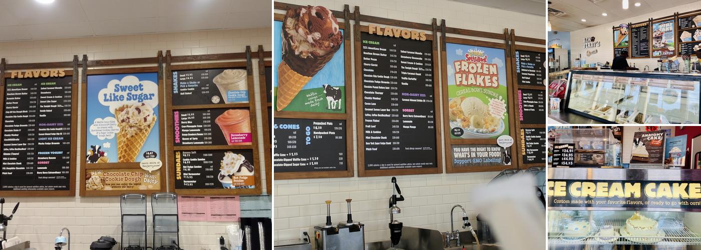 Ben & Jerry’s Menu