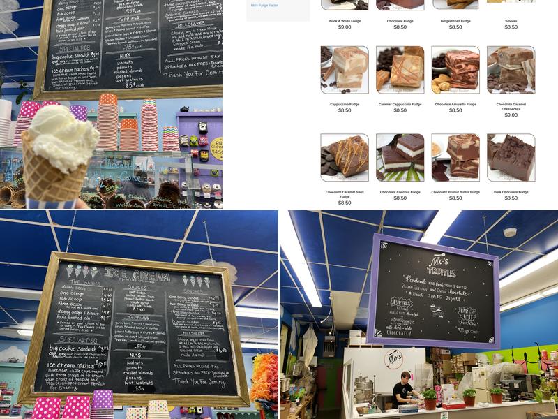 Mo's Fudge Factor Menu