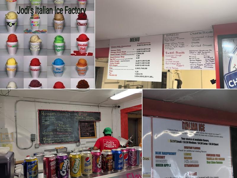 Jodi's Italian Ice Factory-Hammond Menu