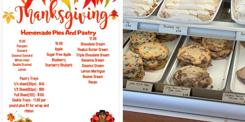 Gerardo's Italian Bakery Menu