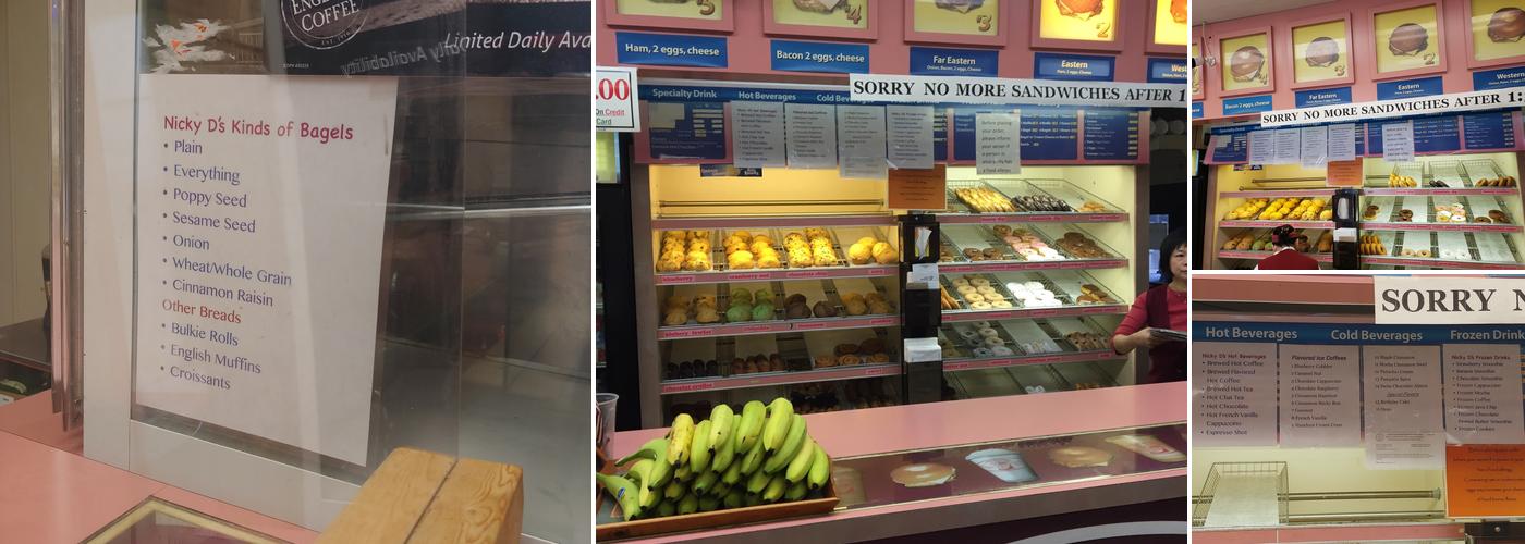 Nicky D's Donuts Menu