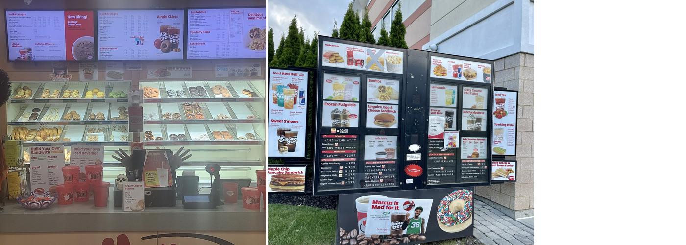 Honey Dew Donuts Menu