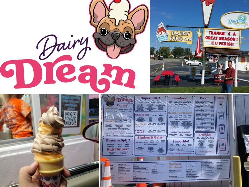 Dairy Dream Menu