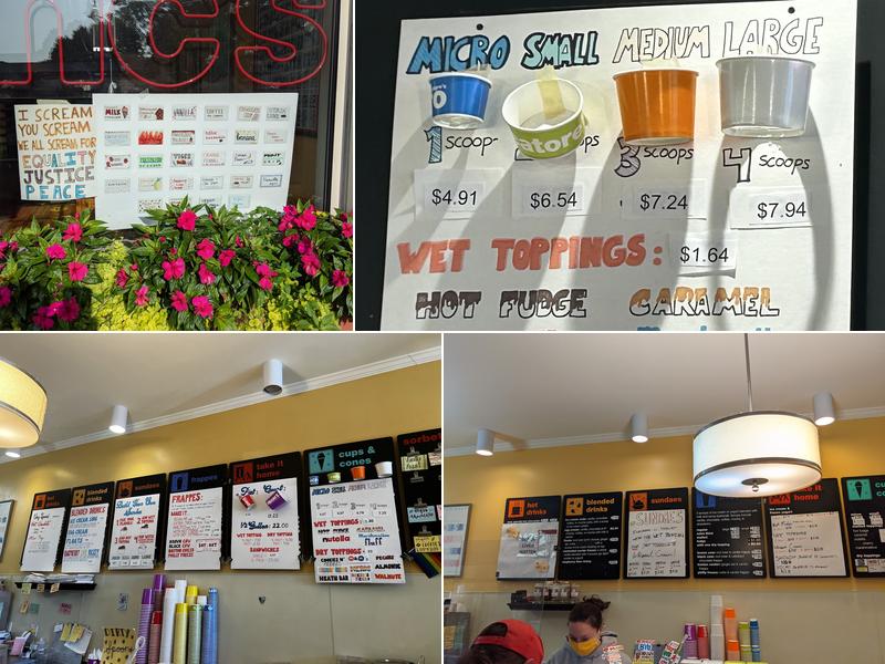 Rancatore's Ice Cream & Yogurt Menu