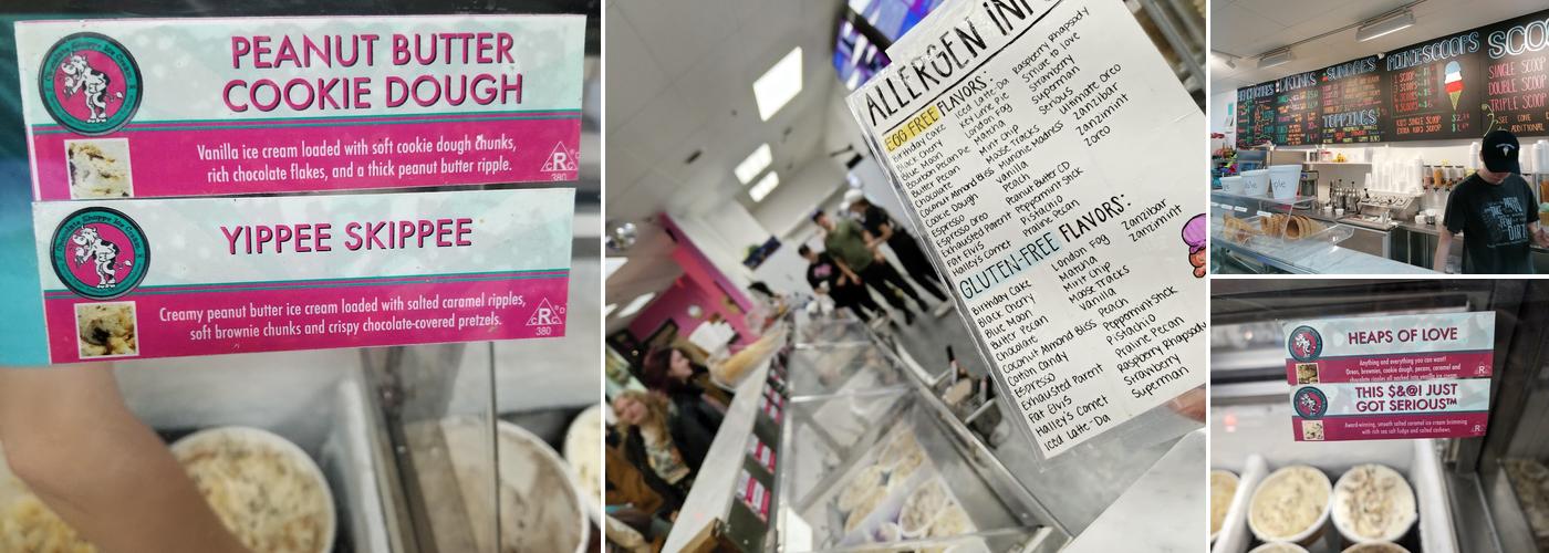 Silver Dipper Ice Cream Menu