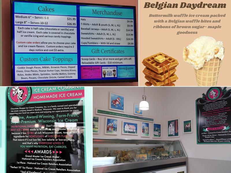 Silver Dipper Ice Cream Menu