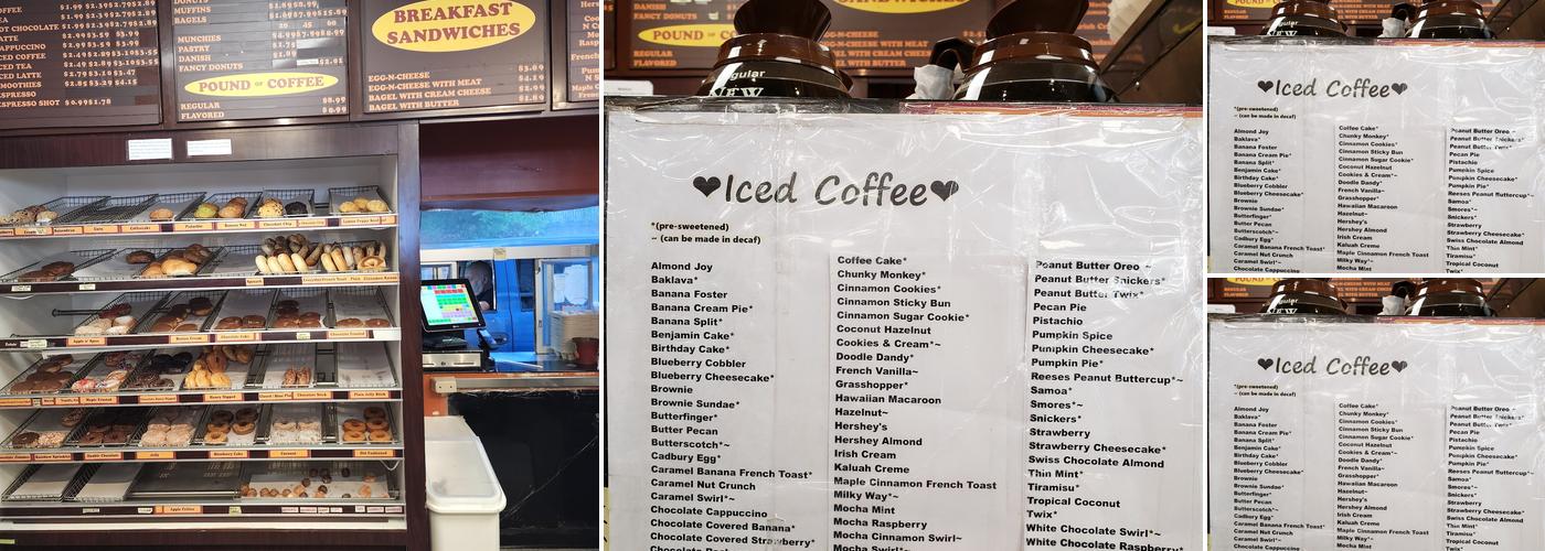 Boston Donuts Menu