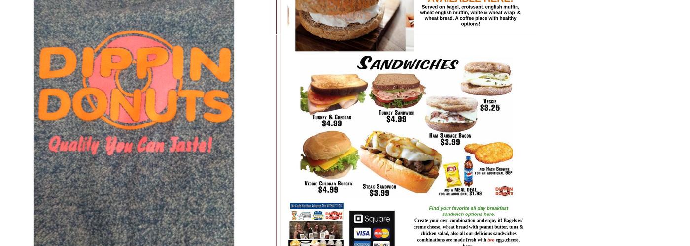 Dippin Donuts Menu