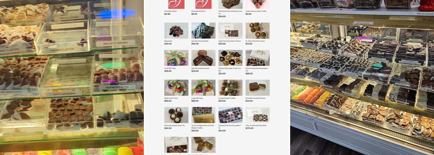 Ghelfi's Candies & Ice Cream Menu