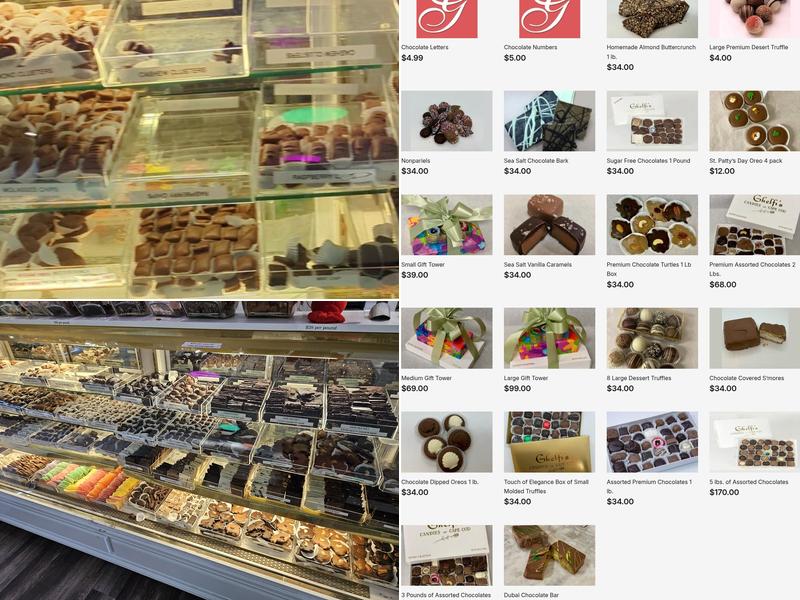 Ghelfi's Candies & Ice Cream Menu