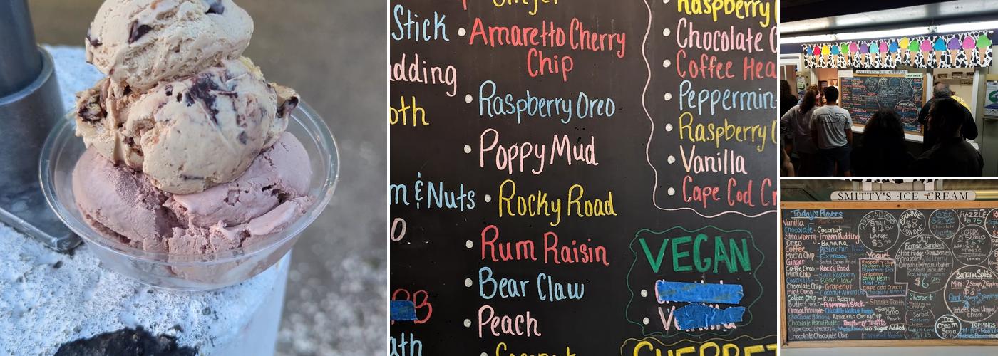 Smitty's Homemade Ice Cream Menu