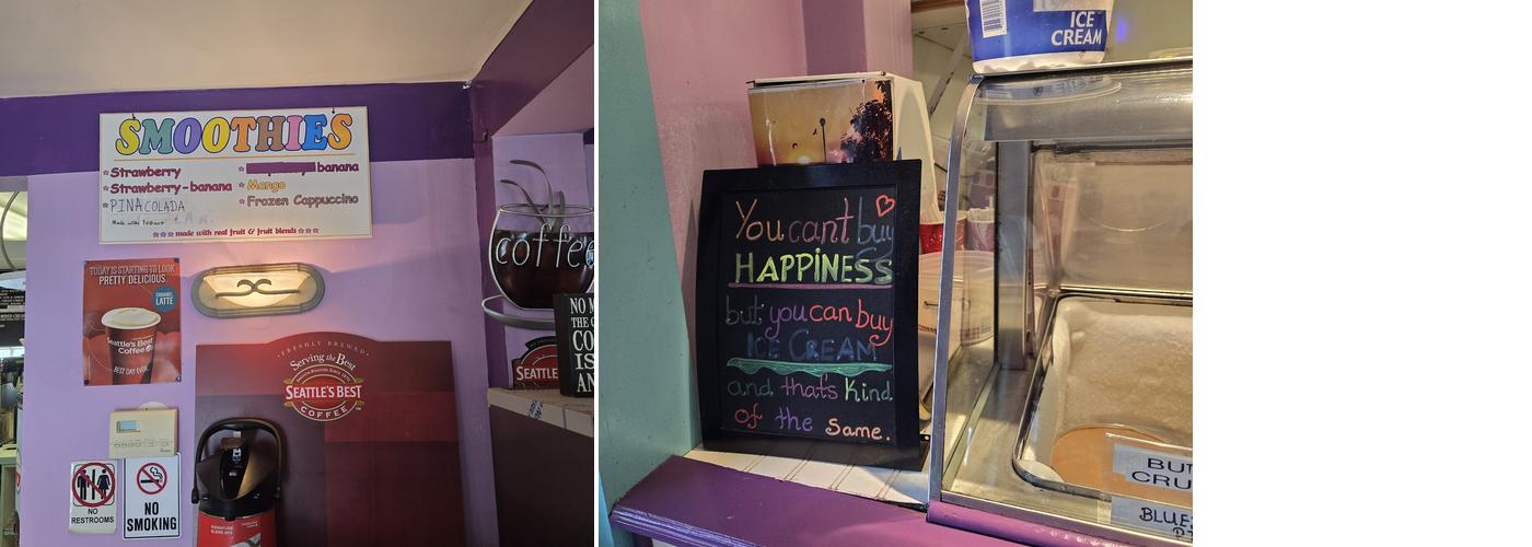 Vineyard's Best Ice Cream and Coffee Co. Menu