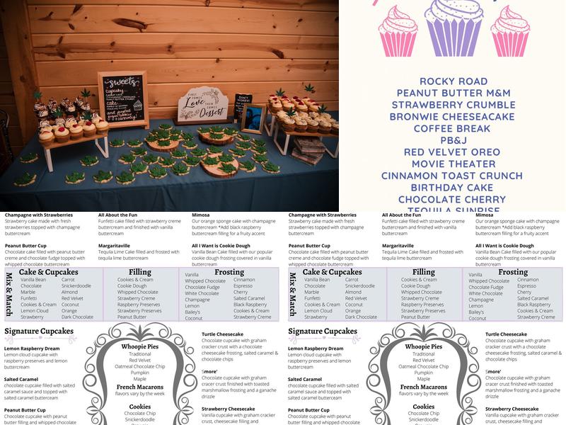 Sweetened Memories Bakery Menu