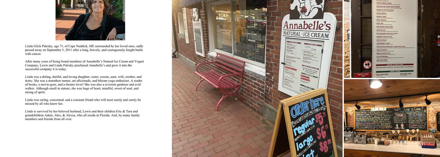 Annabelle's Natural Ice Cream Menu