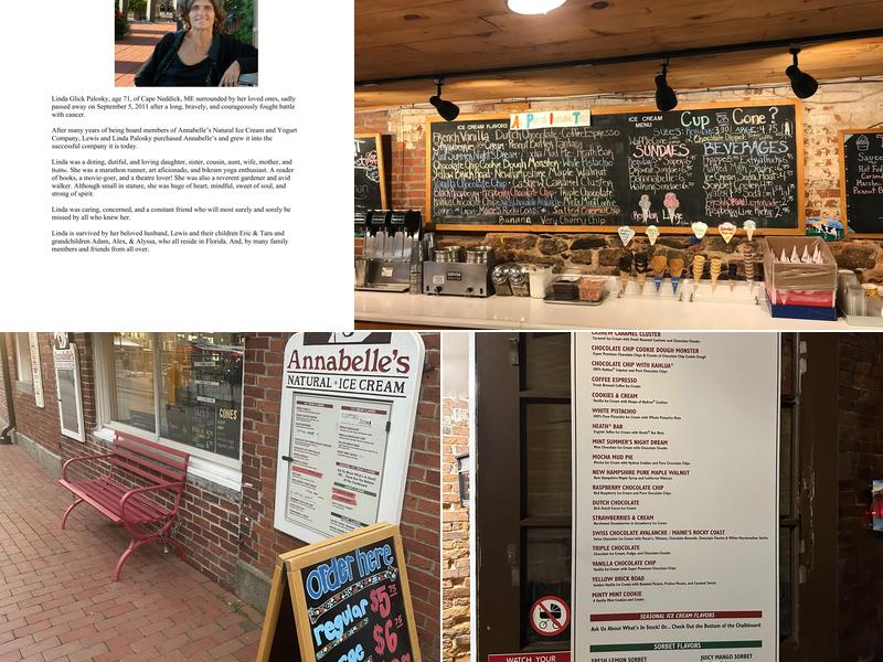 Annabelle's Natural Ice Cream Menu