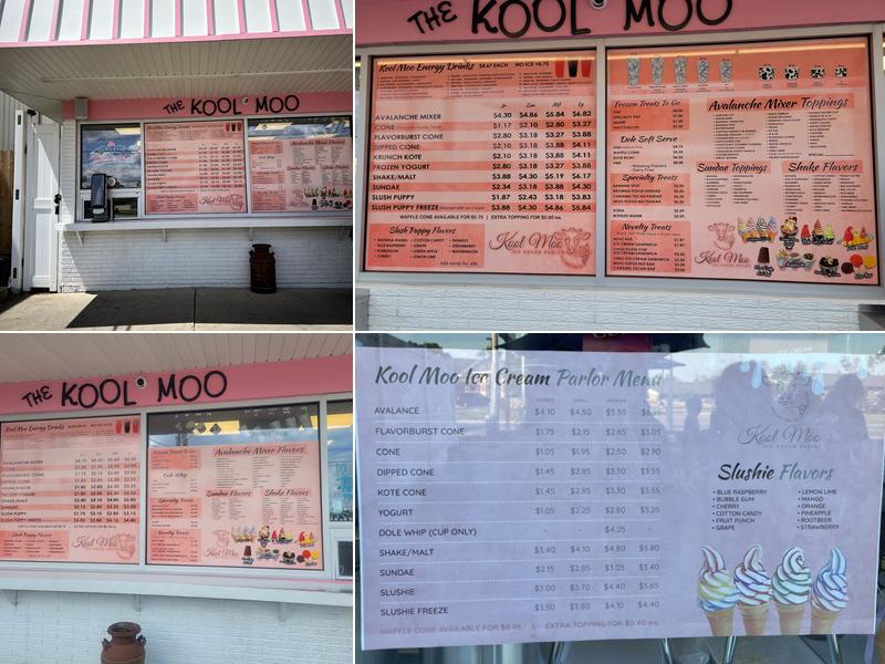 Kool Moo Menu