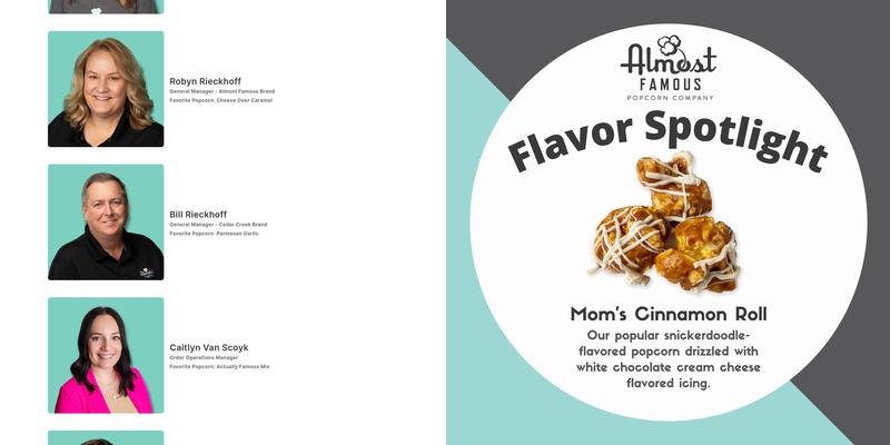 Almost Famous Popcorn Company Menu